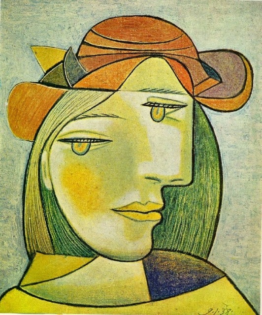 Mulher em Laranja, obra de Picasso