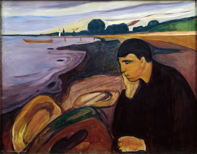 Melancolia, obra de Edvard Munch